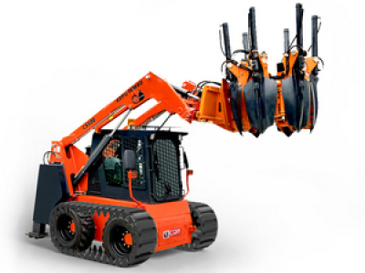 Skid Loader Tree Spade