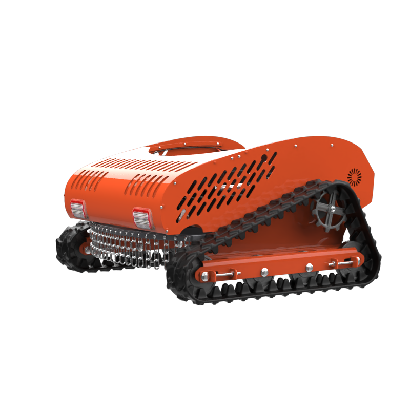 Una cortadora de césped con control remoto