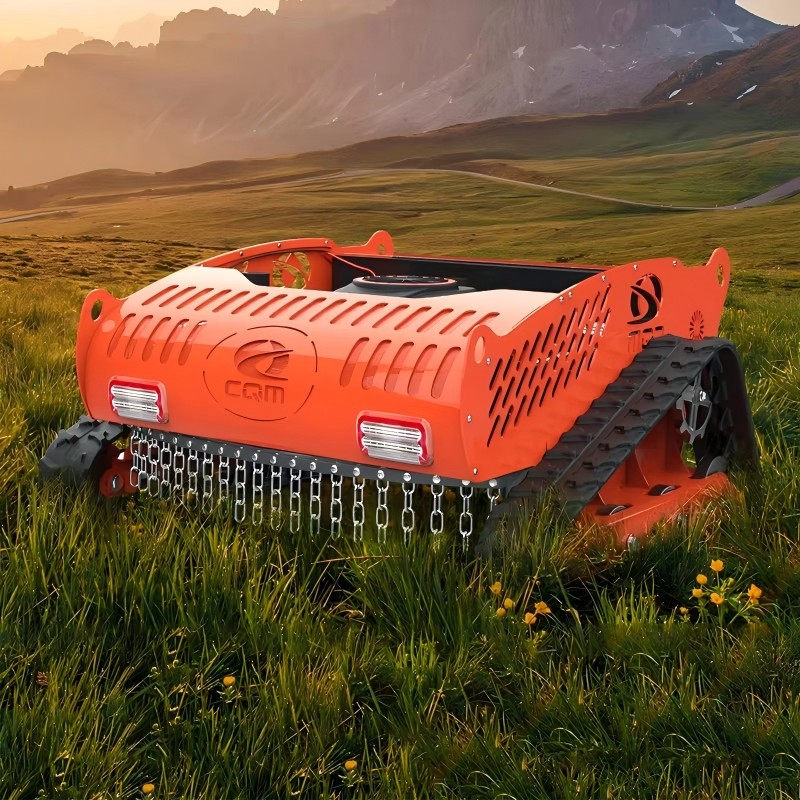 Tosaerba telecomandato con cingoli